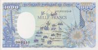 p9 from Congo Republic: 1000 Francs from 1985